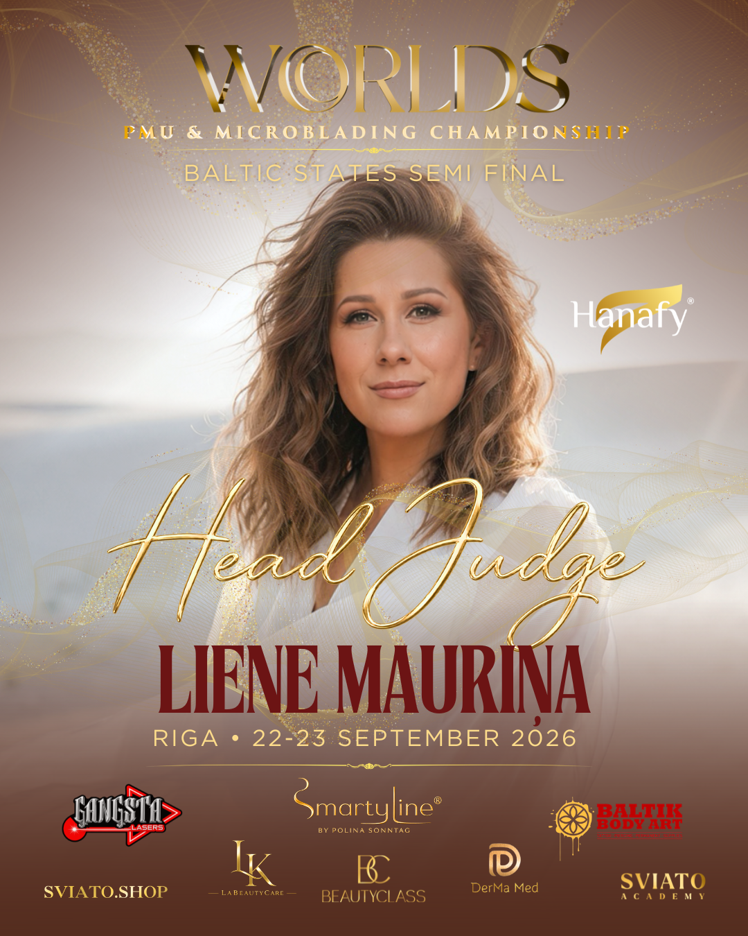 Liene Mauriņa — judge at Worlds PMU & Microblading Championship Baltic States Semi Final